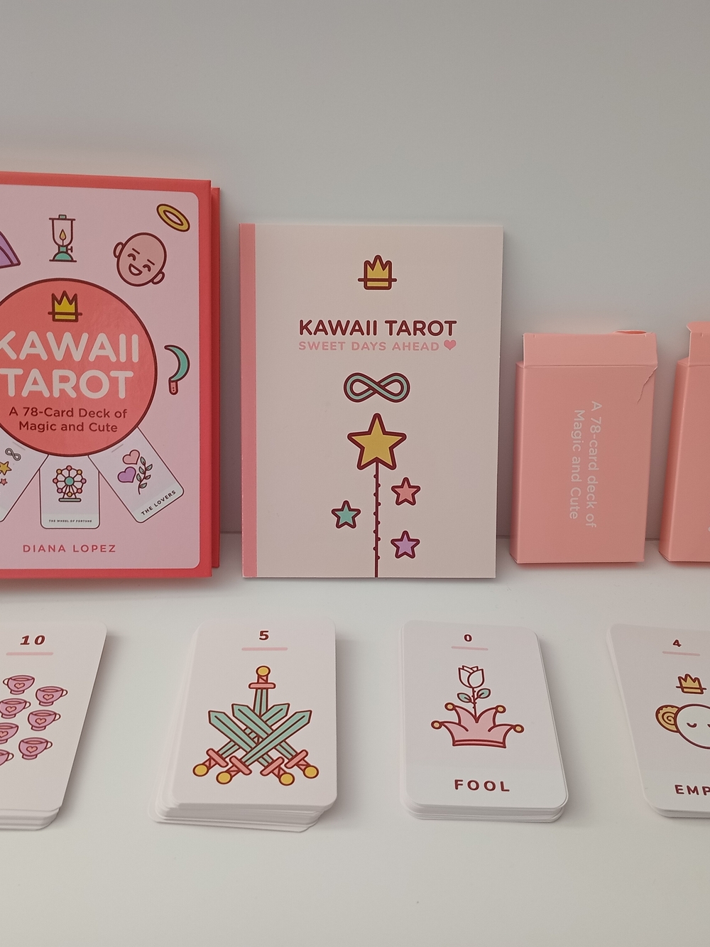 Kawaii Tarot Deck - Pink Cute Tarot Cards